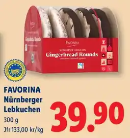 Lidl Favorina nürnberg lebkuchen erbjuda