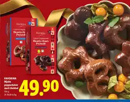 Lidl Favorina mjuka pepparkakor med choklad erbjuda
