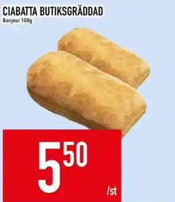 Matdax Bonjour ciabatta butiksräddad erbjuda