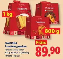 Lidl Favorina Panettone/pandoro erbjuda