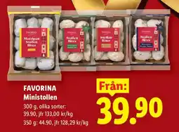 Lidl Favorina ministollen erbjuda