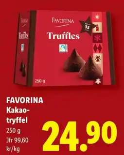 Lidl Favorina kakao-tryffel erbjuda
