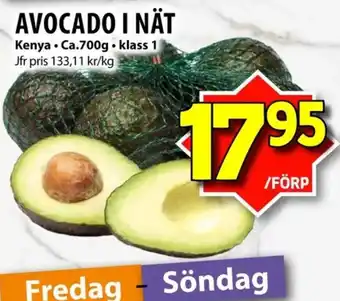 Avocado i nät
