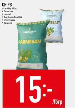 Matdax Gårdschips Parmesan erbjuda