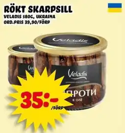 Nelins Veladis rökt skarpsill erbjuda