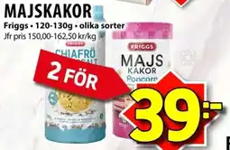 Matvärlden Tensta Friggs majs kakor erbjuda