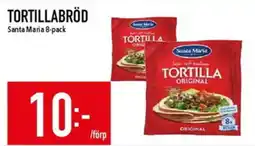 Matdax Santa Maria tortillabröd erbjuda