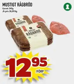 Nelins Mustigt rågbröd erbjuda