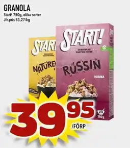 Nelins Start granola erbjuda