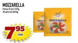 Din Mat Fresca D'oro mozzarella erbjuda