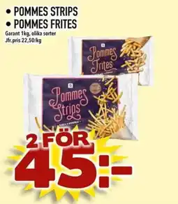 Din Mat Garant pommes strips erbjuda