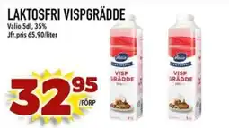 Din Mat Valio laktosfri vispgrädde erbjuda