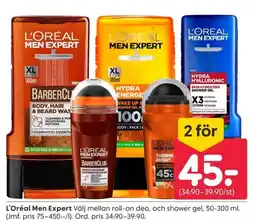 Rusta L'Oréal Men Expert erbjuda