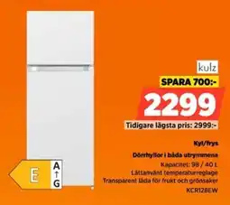 Power kulz kyl/frys erbjuda