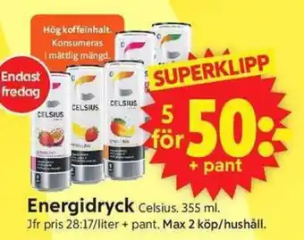 Energidryck Celsius