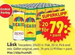 ICA Supermarket Läsk Trocadero erbjuda