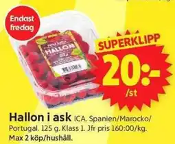 ICA Supermarket Hallon i ask erbjuda