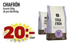 Nelins Garant chiafrön erbjuda