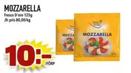 Nelins Fresca D'oro mozzarella erbjuda
