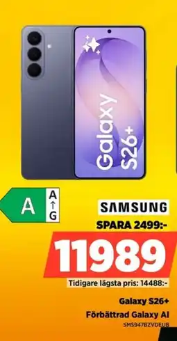 Power Samsung galaxy s26+ erbjuda