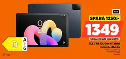 Power Tcl tab 10l gen 4 tablet erbjuda
