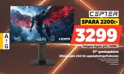 Power Cepter 27" gamingskärm erbjuda