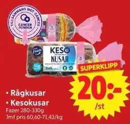 Nya Pulsen Fazer Kesokusar erbjuda