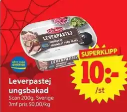 Nya Pulsen Scan leverpastej ungsbakad erbjuda