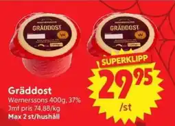 Nya Pulsen Wernerssons Gräddost erbjuda