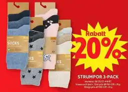 ICA Maxi mywear strumpor 3-pack erbjuda