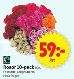 ICA Supermarket Ica rosor 10-pack erbjuda