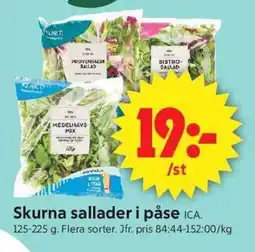 ICA Supermarket Ica skurna sallader erbjuda