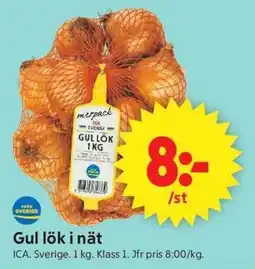 ICA Supermarket Gul lök i nät erbjuda
