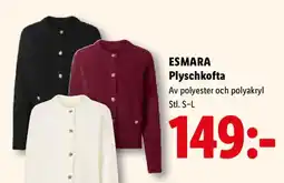 Lidl Esmara Plyschkofta erbjuda