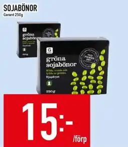 Matdax Garant gröna sojabönor erbjuda
