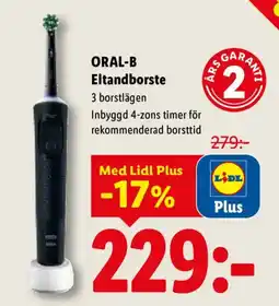 Lidl Oral-b eltandborste erbjuda