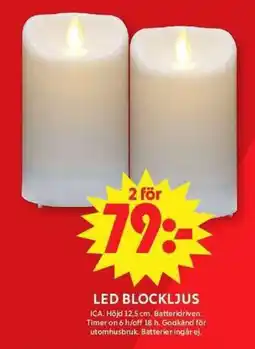 ICA Maxi ICA LED BLOCKLJUS erbjuda