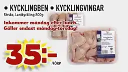 Din Mat Kycklingben kycklingvingar erbjuda