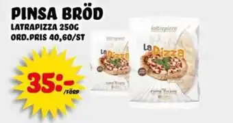 Latrapizza pinsa bröd