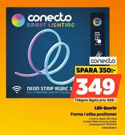 Power conecto neon strip rgbic 3 erbjuda