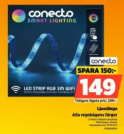 Power Conecto led strip rgb 3m wifi erbjuda