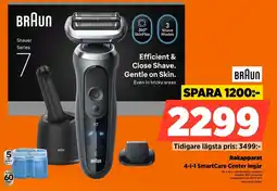 Power Braun rakapparat 4-i-1 smartcare center erbjuda