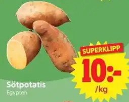 Nya Pulsen Sötpotatis erbjuda