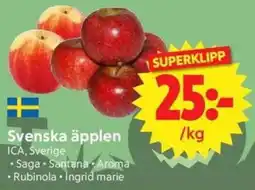 Nya Pulsen ICA svenska äpplen erbjuda