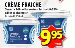 Matvärlden Tensta Garant crème fraiche erbjuda