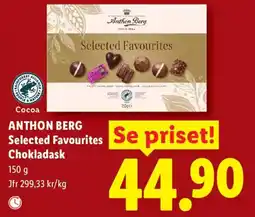 Lidl Anthon Berg Selected Favourites Chokladask erbjuda