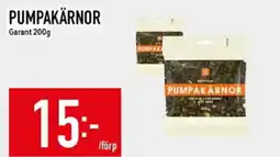 Matdax Garant pumpakärnor erbjuda