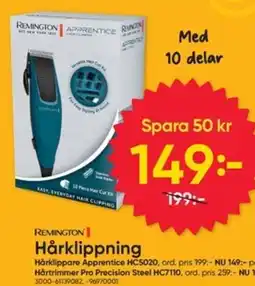 DollarStore Remington hårklippning erbjuda