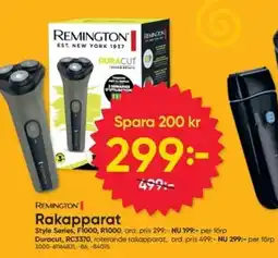 DollarStore Remington rakapparat erbjuda