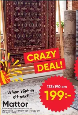 DollarStore Mattor erbjuda